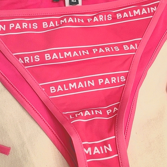 BNWT Pink Balmain Bikini Bottoms! Size L - Picture 8 of 14